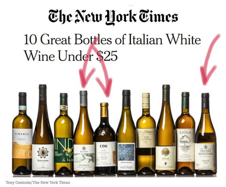 Are Sicilian Wines a Good Choice? The New York Times says YES!