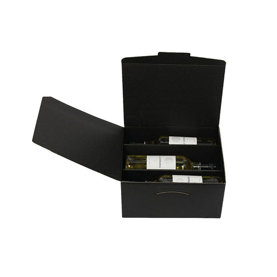 GIFT WINE BOX - HOLDS 6 BOTTLES